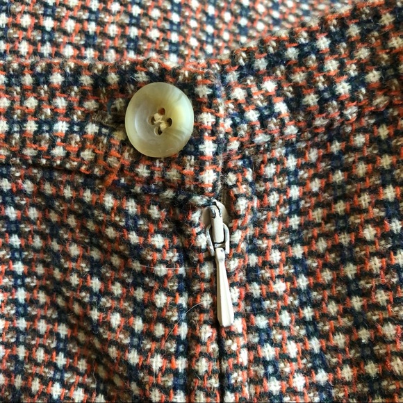 Vintage Italian Polyester Skater Skirt - Size M - Picture 2 of 5